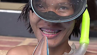 Swimming Plugged and Playing Outdoors