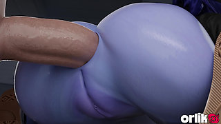 Widowmaker's Pizza Maker Shift Gone Wild - Big Dick 3D Overwatch