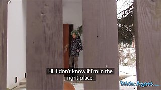 Public agent - super cute schoolgirl lets me cum inside in her room