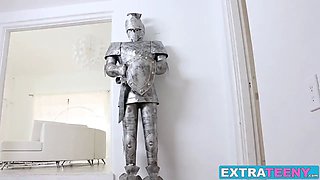 Petite Brooke Haze filled by monster sausage