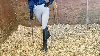 Sadistic Stables Sack Smashing Extreme Ballbusting and Cropping Punishment