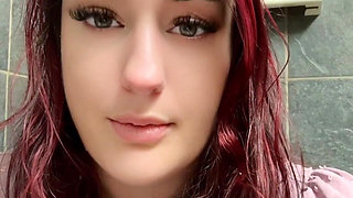 BBW Eye Contact Toilet Farts and Log Plops Intimate POV with Bella Blast