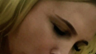 Blonde sexy Turkish MILF blowjob