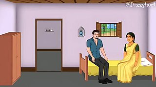 Desi Mom Fucks College Friend in Front of Her Son - Outdoor Indian Stepmom Sex