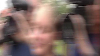 Blindfolded Babe Awaits Soccer Team's Throbbing Cocks