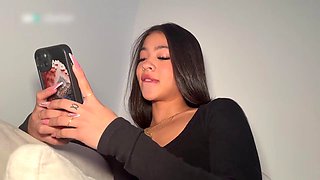 Anna Cherry Swipes on Dating App for Rough Latina Pounding