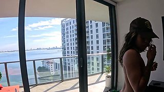 Big Booty Latina fucks sisters boyfriend