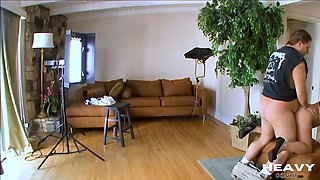 Gonzo fingerfucking plumper spoiling guy