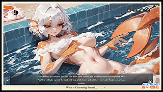 Hotel Tales: H-Scene - Pasithea Masturbating by the Pool