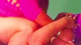 Threesome with Skinny Stepsister and 70-year-old Stepmom Whore