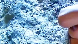 Sexy Latina skinny teen Yoha lets strangers fuck her on the beach
