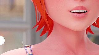 Anal Sex with 18yo Redhead BBW Stepsister Teen with Huge Tits and a Big Juicy Ass - Mansion Days - 3D Taboo Game