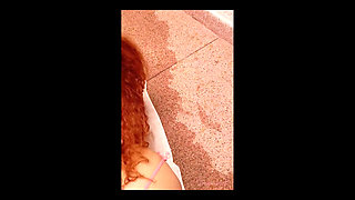 I Move This Slut's Bikini Aside to Fuck Her Ass in the Pool