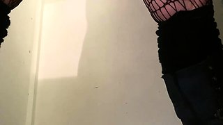 Milf try’s new BBC Dildo in public change room