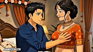 Indian Suhagrat Night – Husband Slept, Best Friend Fucked Her