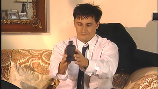 Three Blonde Office Sluts Deepthroat Asian 25cm Monster & Boss Cock!