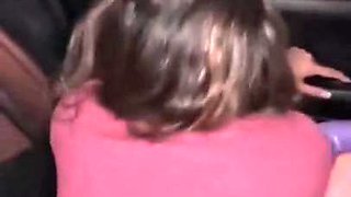 Cheating Busty Wife Car Hookup During A Risky Night - Pov