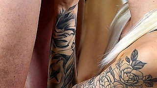 A Magnificent Blowjob From a Busty Beauty with a Facial and Cum Kisses