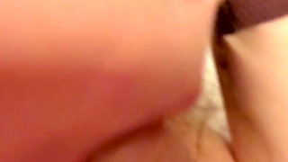 Amateur Wife Blowjob with Pulsating Cum in Mouth and Swallow