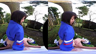 Outdoor Camp JAV VR: Blowjob, Doggy  Cowgirl Porn