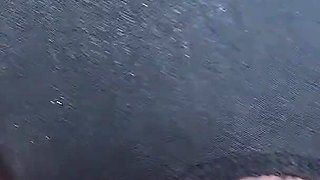 Blowjob Through Pantyhose and Cum