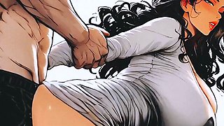 Don't cum before the end with these horny AI Latina MILFs.