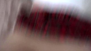 Schoolgirl Renee Rose in braids sucks cock POV and rides