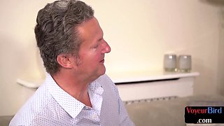 Real cougar voyeur flirtatious guy