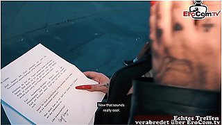 Big Fat German Woman Tries Real Blind Date And Gets Sex