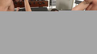 Carnal cravings satiated as Reagan and Andi devour cocks in a wild threesome