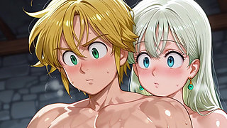 Elizabeth, Diane and Meliodas
