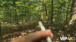 Vip4k. George Uhl fucked hard a teenage unfaithful wifey in the bushes