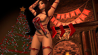 D.va Christmas Gift - Overwatch Porn Parody