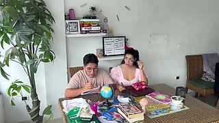 College Girl Anal & Oral Exam with Dakotasex - Teen Latina Stepmom Punishment