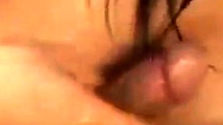 Korean Amateur with Big Tits Bathes in Oil Before Sex