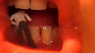 Giantess Stepsister Is Very Hungry so She Eats Tiny Stepbrother Then Takes a Shower