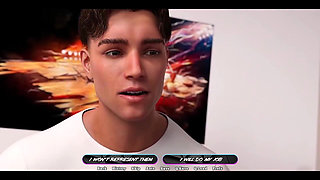 Law College - Cute Busty Red Head Talks About Her Past - 3D Porn Games