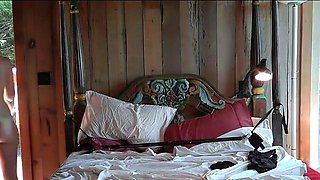 Tied-Up Slave's Pleasure by Mistress - Amateur Femdom Video