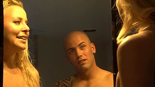 Derrick Pierce Fiercely Pounds Shay Sights and Jacy Andrews in Shower Close-Up
