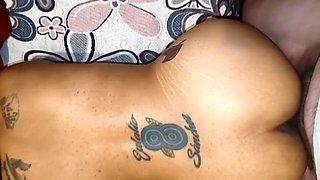 MambaNegraMXs Mexican MILF Pounded Doggy to Shuddering Orgasm