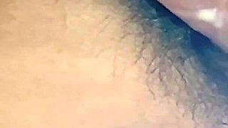 18-year-old Virgin Behind. a Huge Dildo Rubs Her and Makes Her Cum!!!!