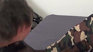 Military Leggins Teen Brat Facesitting and Nylon Feet Smelling