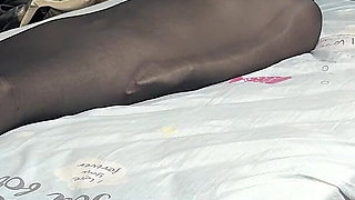 Wrapped in Many Layers of Pantyhose Bondage During Nylon Encasement