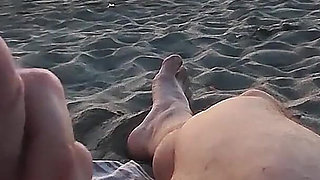 350 Flashing My Cock in Front of My Stepdaughter at Sunset in...elps Me Cumshot in Front of Everyone - Real Sex Risky