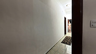 My Stepfather Has Dry-hump with Me and Masturbates Me in the Hallway.