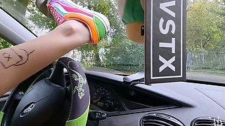 Anne-Eden - DREIST auf RWE Gelaende geSQUIRTet
