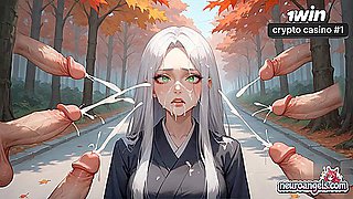 Savor the autumn road with the white-haired adult movie star and CEO as they ejaculation in the best XXX, XXX