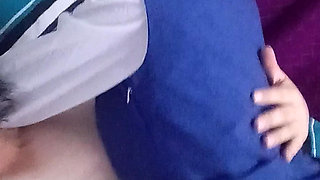Black Girl Sucks and Rides White Cocl in Uniform