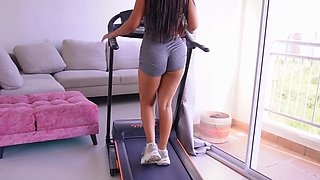 meaty splatter while railing my trainer a exercise that gets everything moist