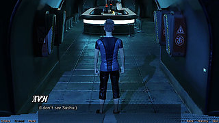 Stranded in Space - Date Night with Hot Blue Haired MILF